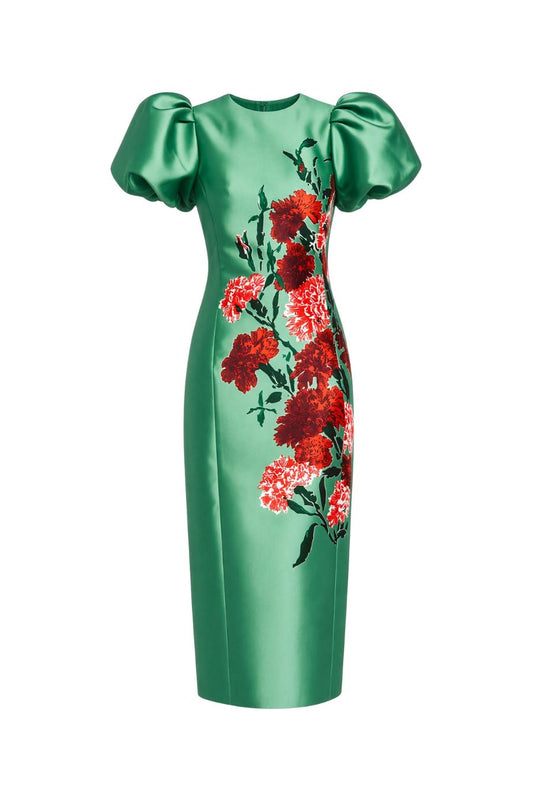 Vesper Dress in Evergreen Conservatory