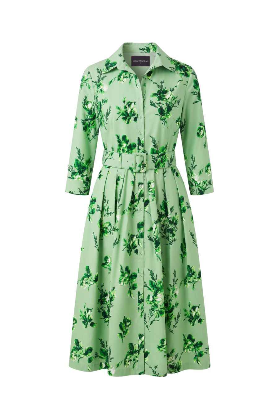 Audrey Dress in Dusty Geen