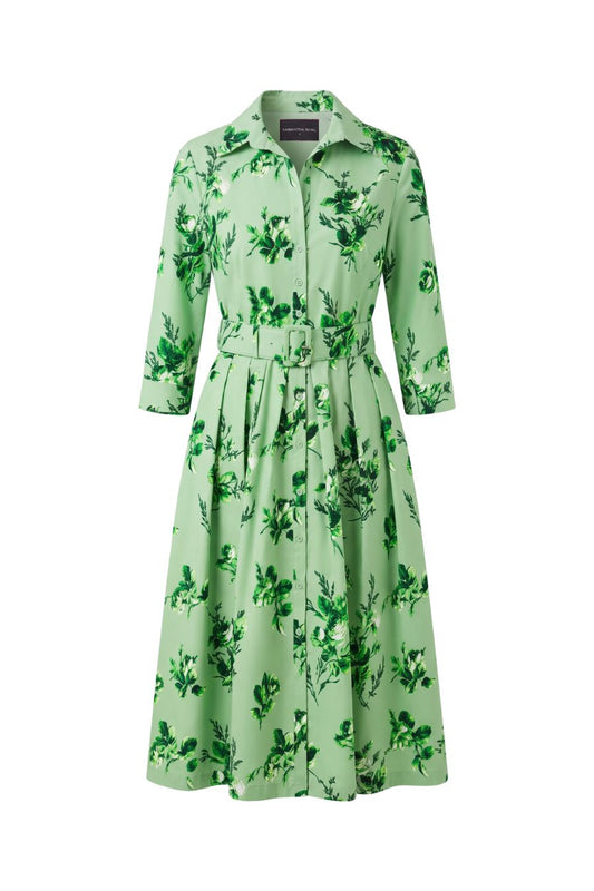 Audrey Dress in Dusty Geen