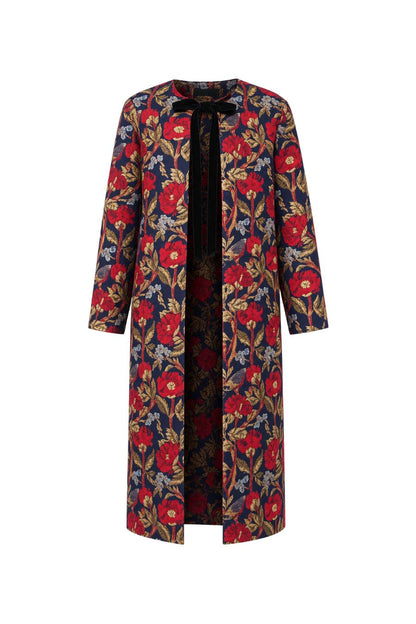 Portman Coat in Palais Floral Gold