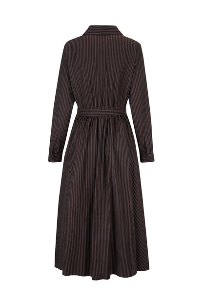 Rosie Assoulin Nip/Tuck Dress in Espresso, alternate view