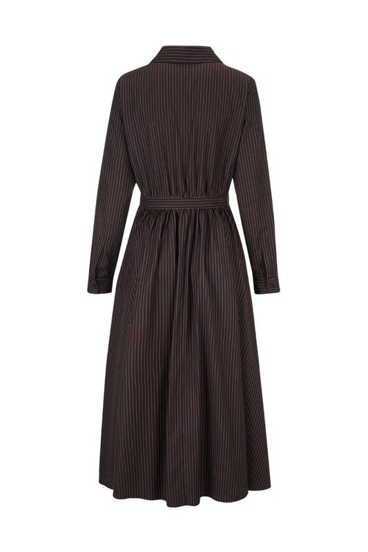 Rosie Assoulin Nip/Tuck Dress in Espresso, alternate view