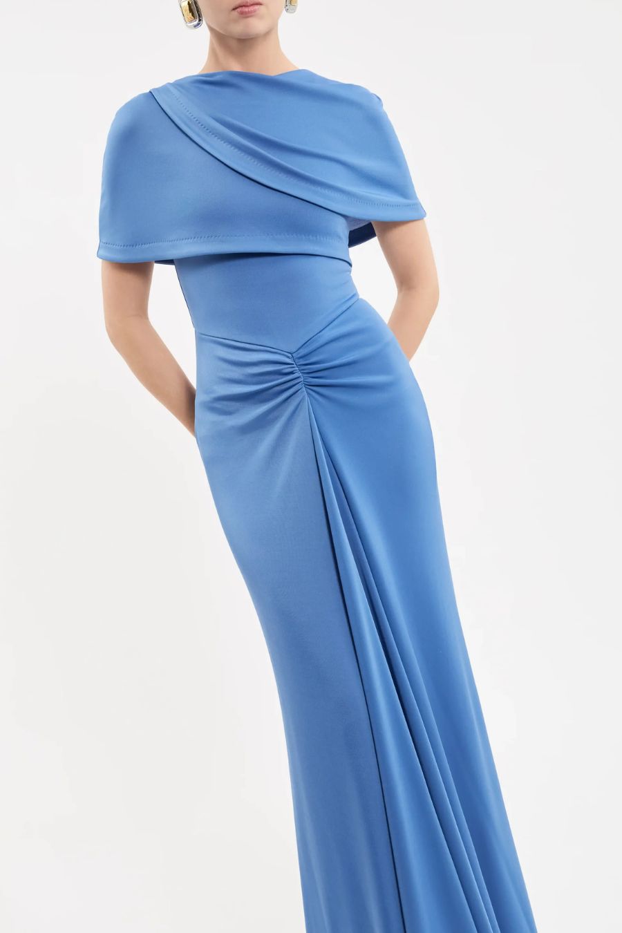 Regent Maxi Dress in Blue