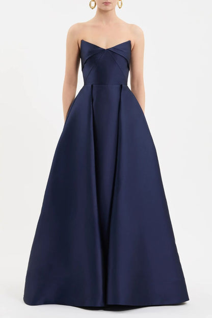 Windermere Gown in Sapphire by Rebecca Vallance
