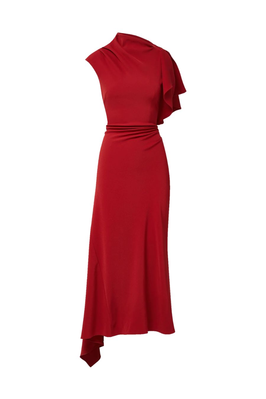Brett Dress in Cardinal Red