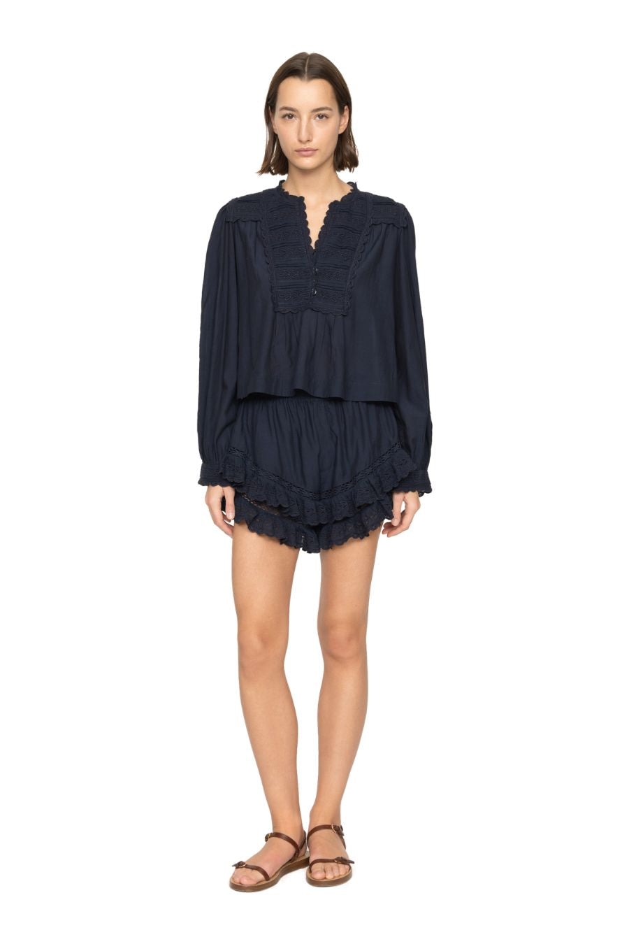 Eliza Shorts in Navy