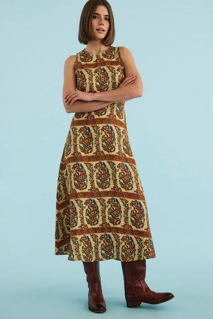 Faith Dress in Amber Glen Cream