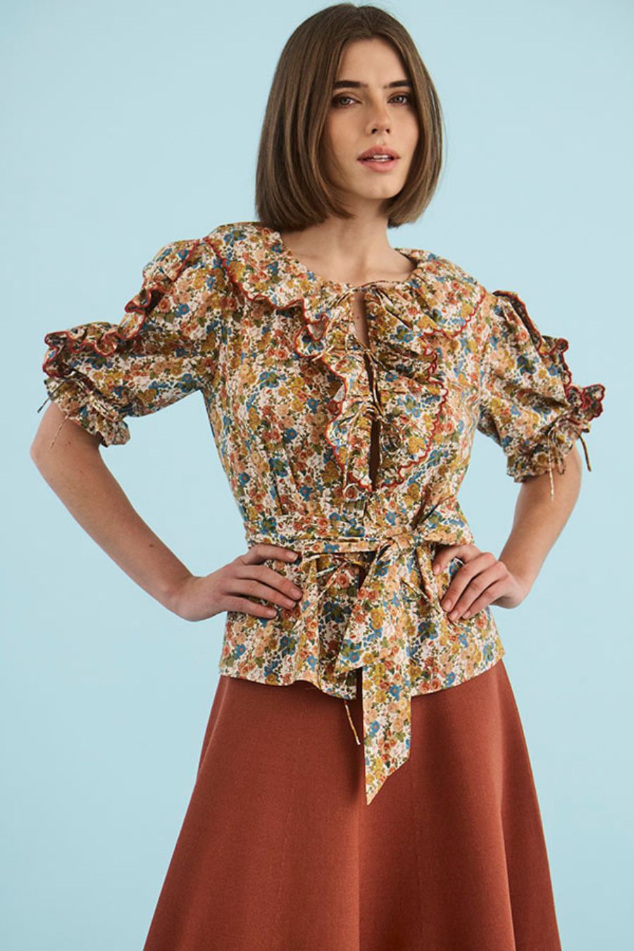 Marigold Top in Gertrude