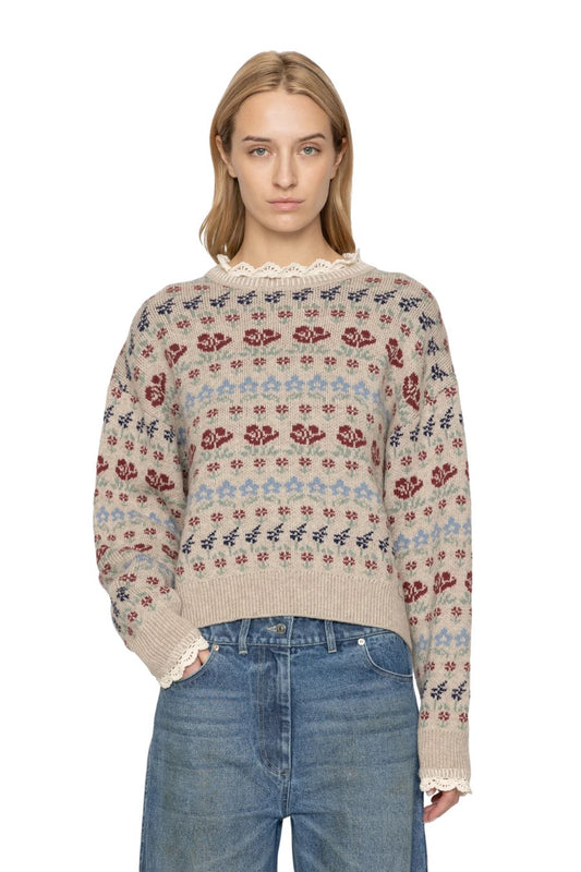 Preston Sweater in Cream