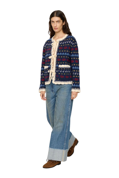 Preston Cardigan in Navy