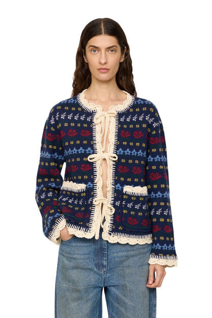 Preston Cardigan in Navy