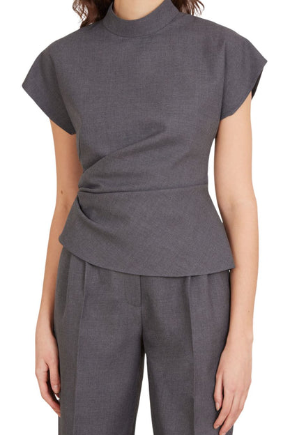 Rhona Top in Slate Grey