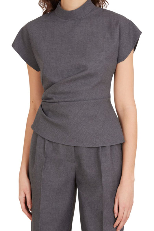Rhona Top in Slate Grey