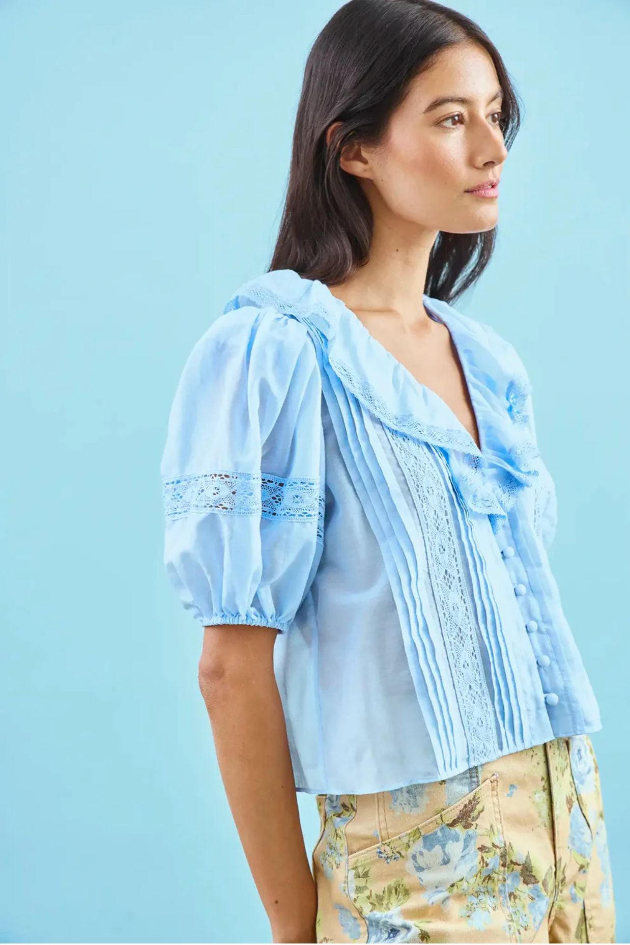 Mare Top in Sky Blue