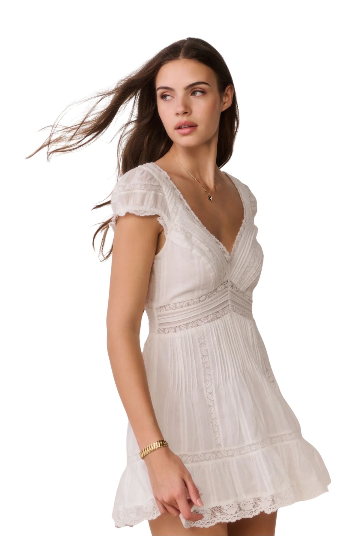 Edena Dress in White