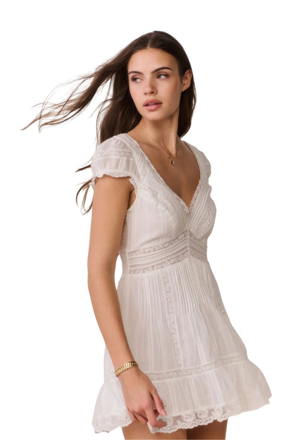 Edena Dress in White