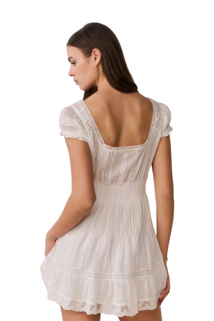 Edena Dress in White