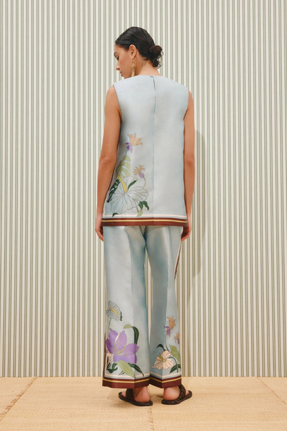 Alfie Top in Ice Blue