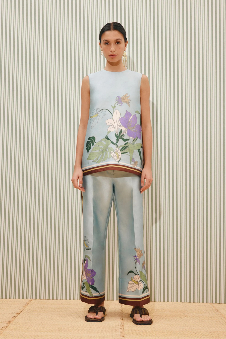 Alfie Top in Ice Blue