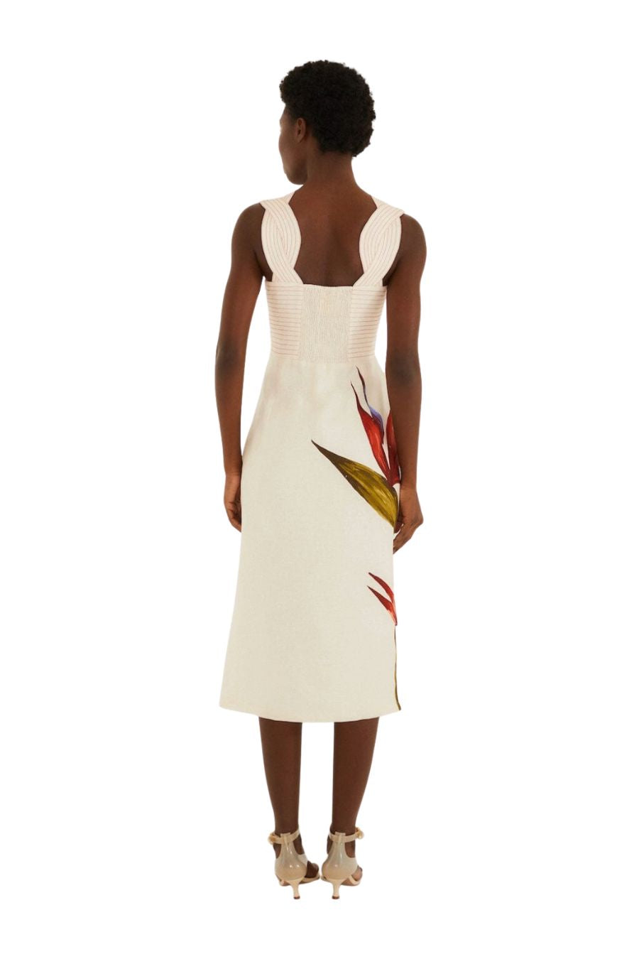 Strelitzia Midi Dress in Sand