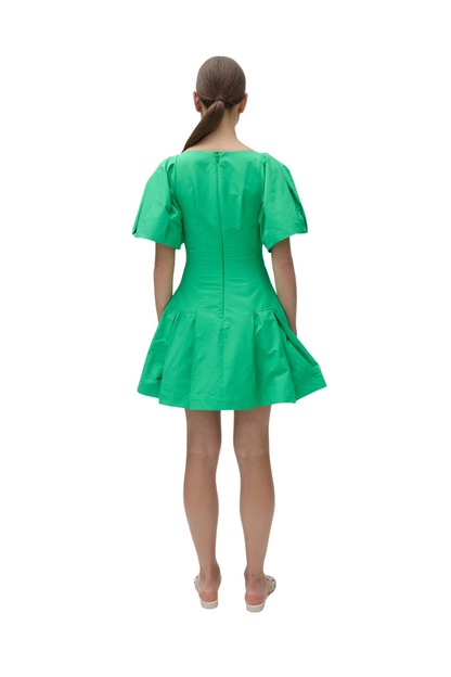 Hattie Mini Dress in Parakeet