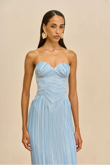 Ashika Gown in Coastal