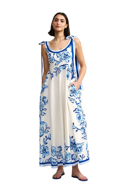 Elodie Dress in Antique Peony