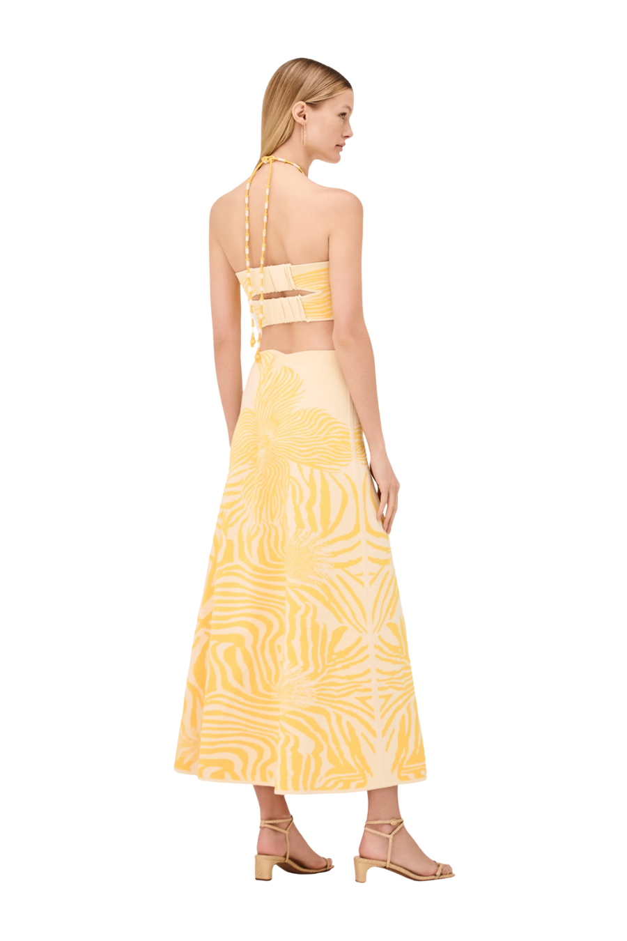 Gala Top in Yellow Bloom