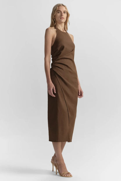 Sylvie Dress in Milk Chocolate