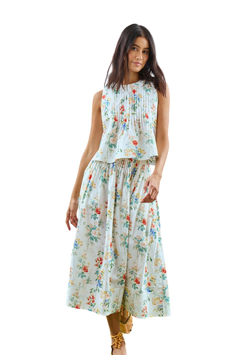 Fallon Skirt in Falling Blossom