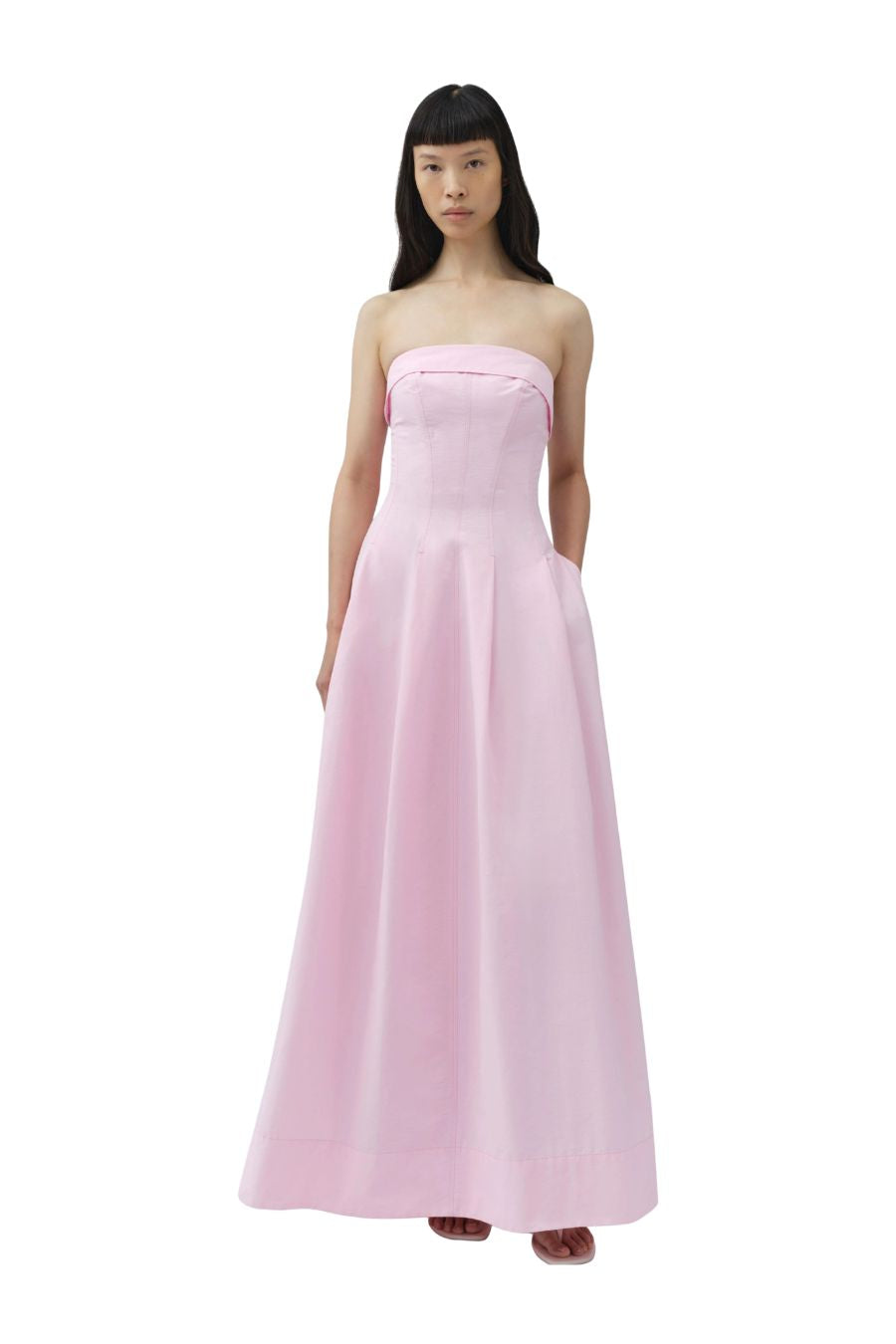 Avril Cotton Bustier Dress in Daisy