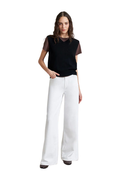 Super Wide Jean in Soft White
