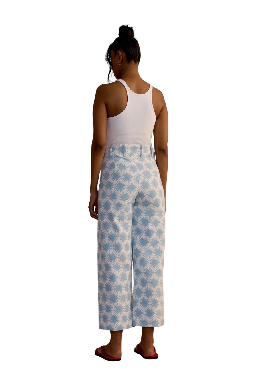 Disco Pants in Sun Print