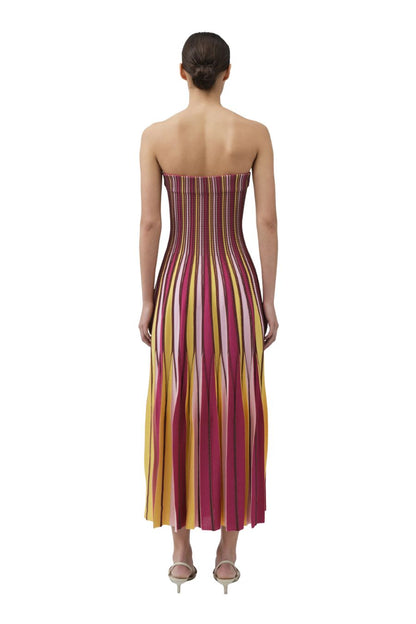 Soleil Midi Dress in Daisy Multi
