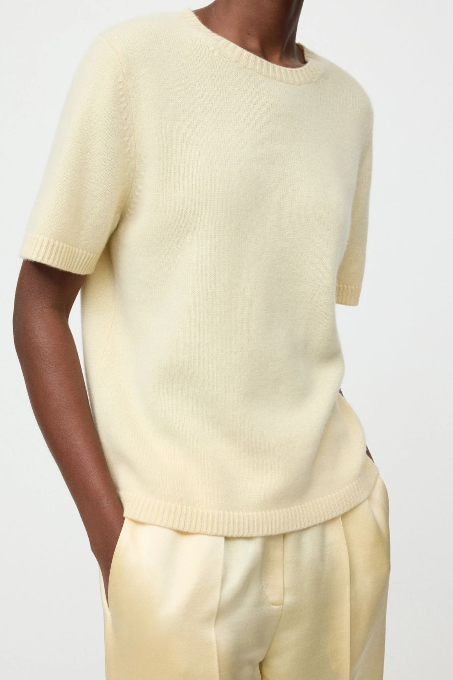 Oversized T-Shirt in Waxed Paper