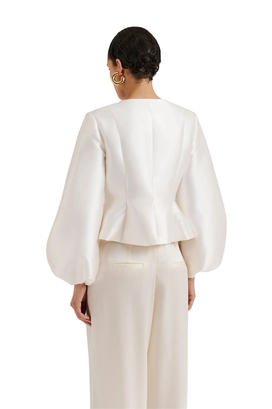Vendela Blouse in Ivory