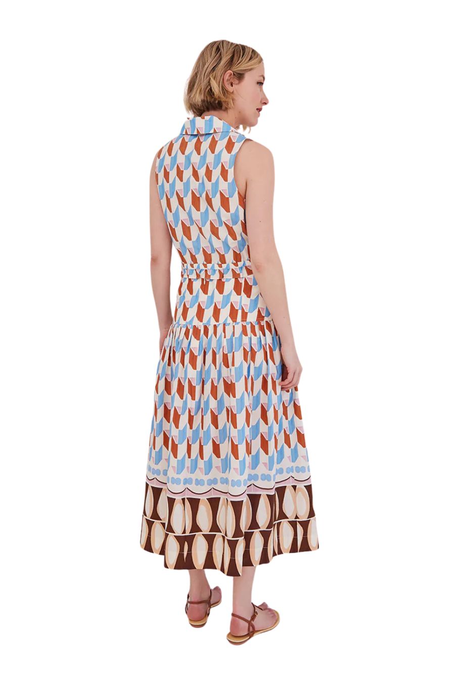 Diya Skirt in Talavera Tile Ivory