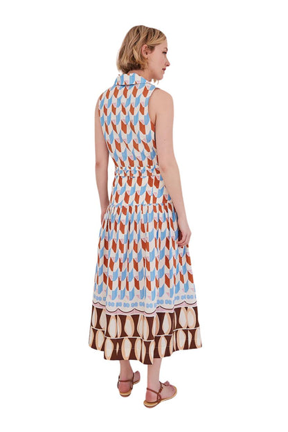Diya Skirt in Talavera Tile Ivory