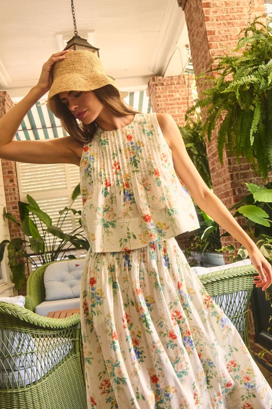 Charles Top in Falling Blossom