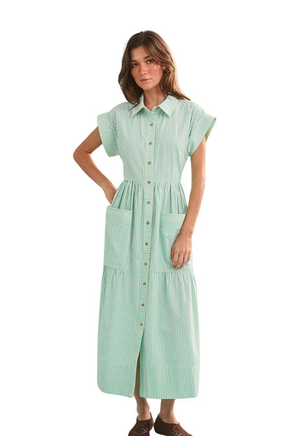 Sarah Dress in Saltwater