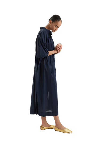 Shore Dress in Navy Blue