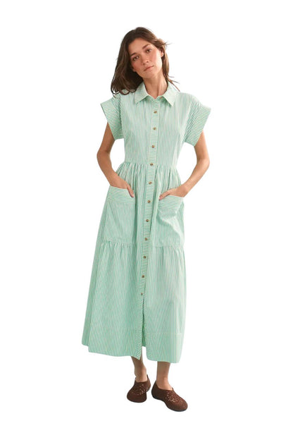 Sarah Dress in Saltwater