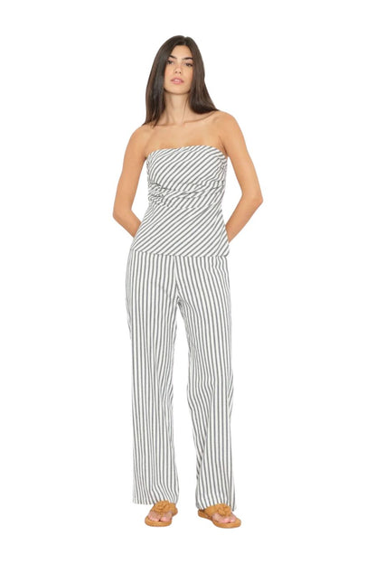 Pascale Pant in Blue Slate Stripe