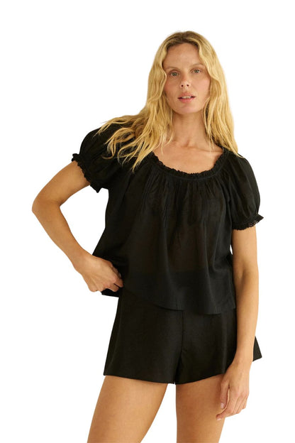 Frederica Top in Black