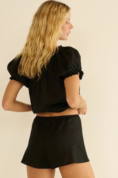 Frederica Top in Black