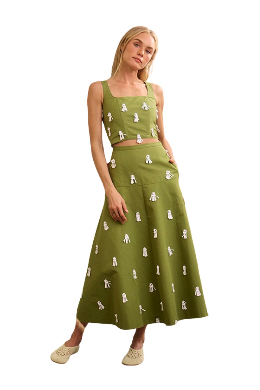 Ida Skirt in Palm Sand Dollars