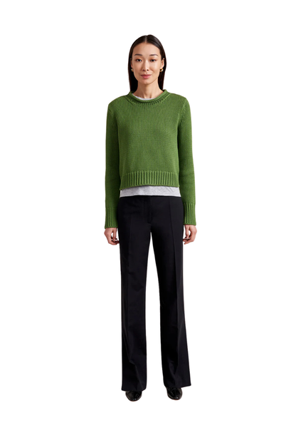 Solid Mini Marina Sweater in Cactus
