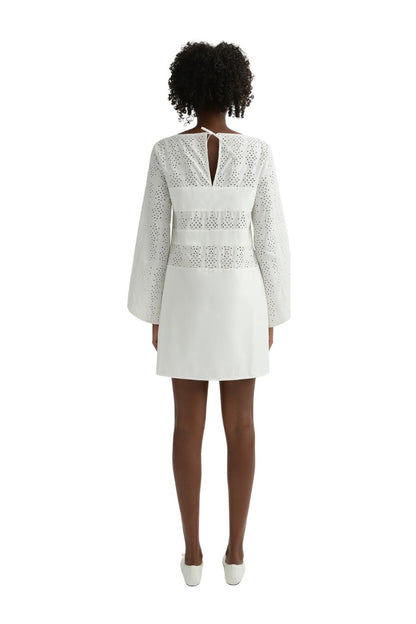 Harriet Dress in Vintage White