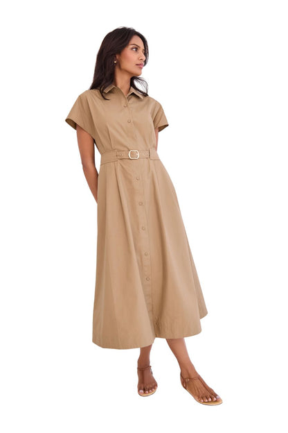 Sawyer Dress in Khaki