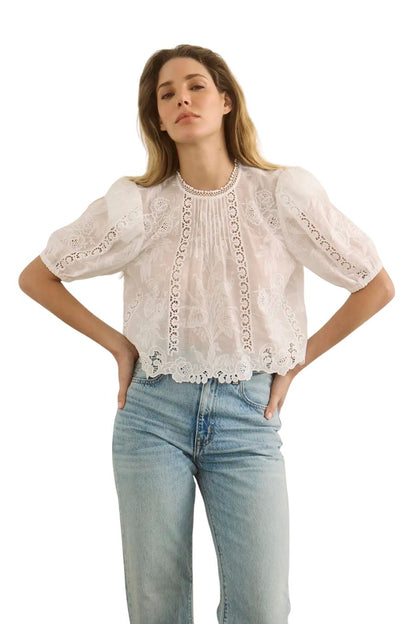 Ousie Top in White